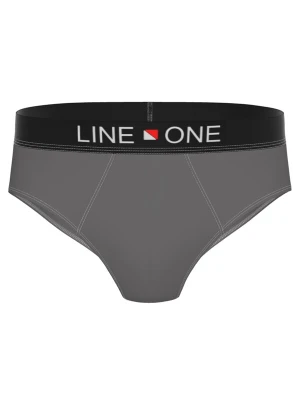 Obrázek produktu Line One Slipy 'Herren Slips aus Baumwolle' tmavě šedá