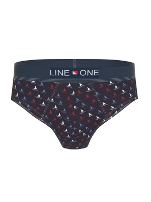 Obrázek produktu Line One Slipy námořnická modř / nebeská modř / červená