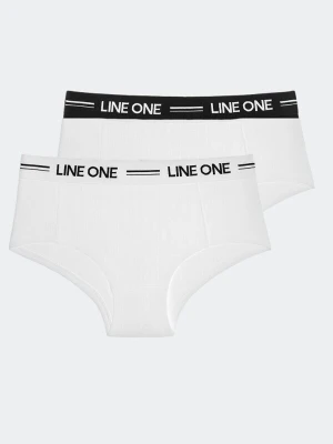 Obrázek produktu Line One Sportovní spodní prádlo 'Line One Damen Minishorts aus Bio-Baumwolle' bílá