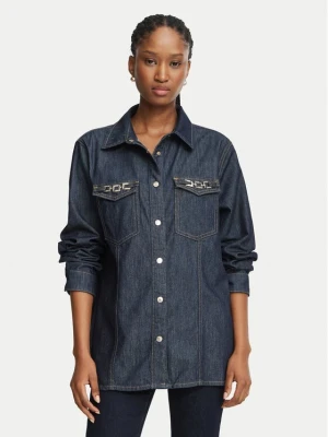 Obrázek produktu Liu Jo džínová košile UF6104 D0268 Tmavomodrá Slim Fit