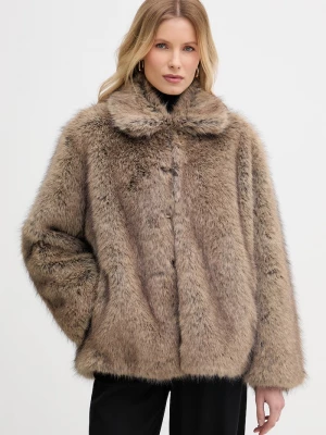 Obrázek produktu Liu Jo kabát z umělé kožešiny dámský hnědá