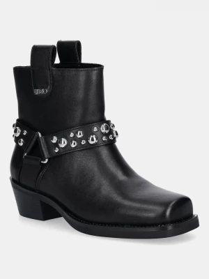 Obrázek produktu Liu Jo Kožené kotníkové boty Liu Jo ROXY 01 černá