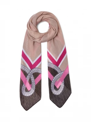 Obrázek produktu Liu Jo Šátek béžová / tmavě šedá / pink