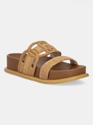 Obrázek produktu Liu Jo Semišové pantofle LOREN 06 hnědá