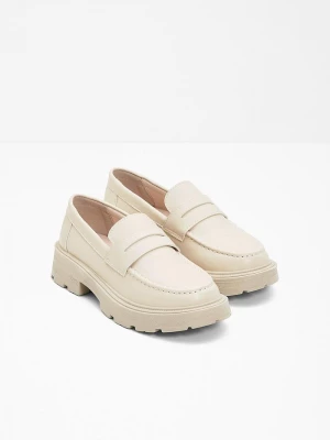 Obrázek produktu Loafersy chunky na lekkiej podeszwie BonPrix beżowy