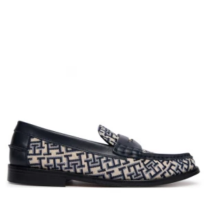 Obrázek produktu Loafersy Tommy Hilfiger Th Monogram Penny Bar Loafer FW0FW09537 Tmavomodrá