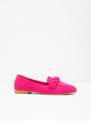 Obrázek produktu Loafersy z plecionym paskiem BonPrix różowy
