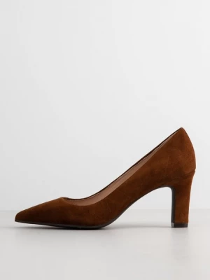 Obrázek produktu Lodičky na vysokém podpatku Stuart Weitzman tmavě hnědá