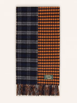 Obrázek produktu Loewe Šála tmavě modrá / šedá / oranžová