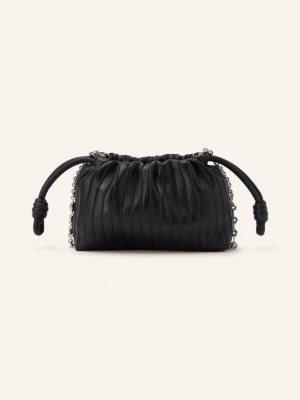 Obrázek produktu Loewe Vaková Kabelka Flamenco Purse Pleated Mini černá / stříbrná