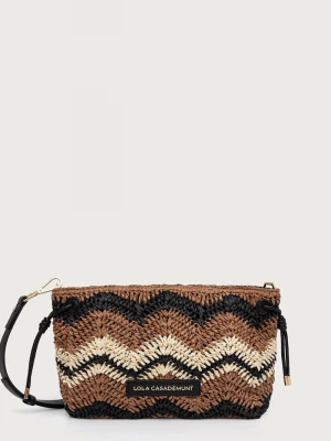 Obrázek produktu Lola Casademunt crossbody kabelka dámská pletená hnědá