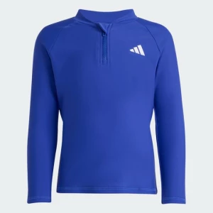 Obrázek produktu LONG SLEEVES ZIP RASHGUARD KIDS Adidas Semi Lucid Blue