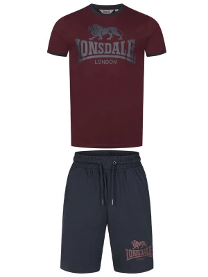 Obrázek produktu LONSDALE Joggingová souprava ' MAIST ' tmavě modrá / karmínově červené