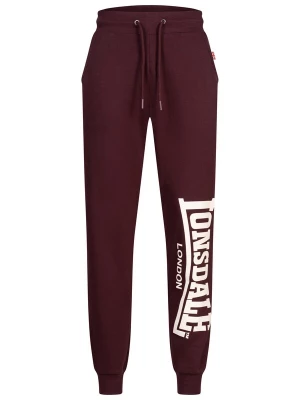 Obrázek produktu LONSDALE Kalhoty vínově červená / bílá