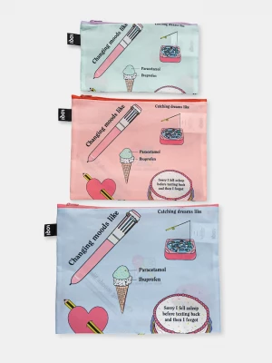 Obrázek produktu LOQI Sada taštiček LOQI Giulia Hartz 3-pack