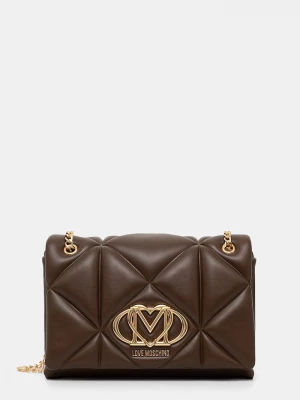 Obrázek produktu Love Moschino crossbody kabelka dámská z imitace kůže hnědá