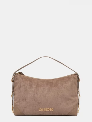 Obrázek produktu Love Moschino hobo kabelka dámská z imitace semiše béžová