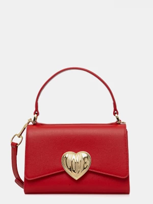 Obrázek produktu Love Moschino Kožená kabelka Love Moschino červená