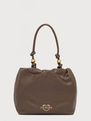 Obrázek produktu Love Moschino nákupní taška dámská z imitace kůže hnědá