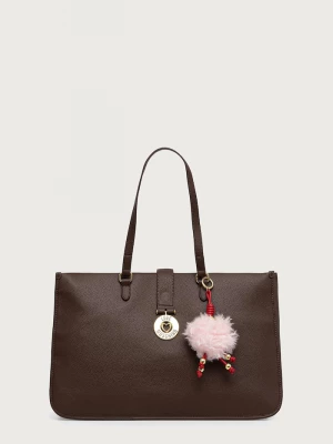 Obrázek produktu Love Moschino nákupní taška dámská z imitace kůže hnědá