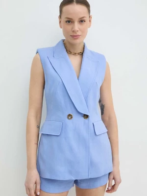 Obrázek produktu Luisa Spagnoli Lněná vesta Luisa Spagnoli VOLTA modrá