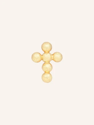 Obrázek produktu Lulu Copenhagen Náušnice Bouquet Cross Earring zlatá