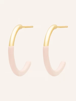 Obrázek produktu Lulu Copenhagen Náušnice Color Hoop zlatá / růžová