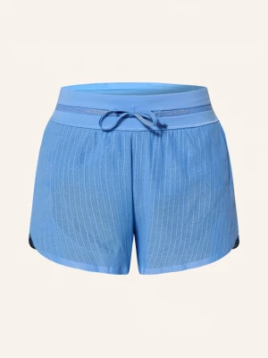 Obrázek produktu Lululemon Běžecké Šortky 2V1 Fast And Free Airflow Mr 3in tmavě modrá