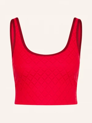 Obrázek produktu Lululemon Cropped Top Textured Mesh červená / tmavě červená