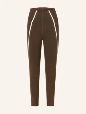 Obrázek produktu Lululemon Legíny Glow Up Shr 25in tmavě hnědá / bílá