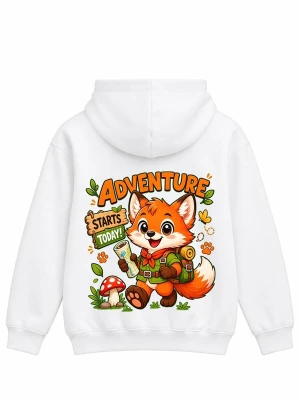 Obrázek produktu LUNØIR Studio Mikina 'Adventure Starts Today' bílá
