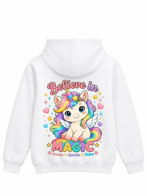 Obrázek produktu LUNØIR Studio Mikina 'Believe in Magic' bílá