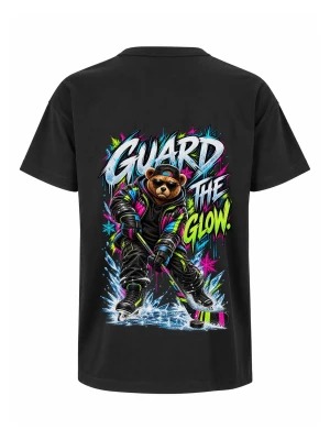 Obrázek produktu LUNØIR Studio Tričko 'BOSS Hockey Glow Guardian' černá