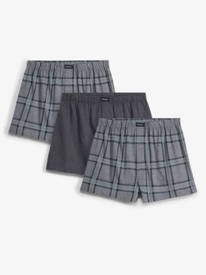Obrázek produktu Luźne bokserki (3 szt.) BonPrix szary