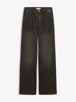 Obrázek produktu Luźne jeansy, high waist BonPrix czarny
