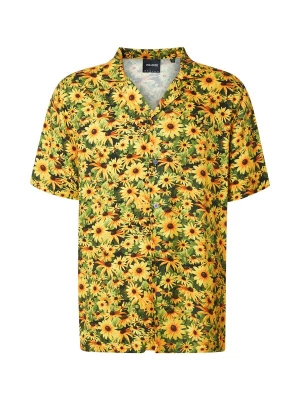Obrázek produktu Lyle & Scott Košile 'Wild Garden' tmavě hnědá / žlutá / tmavě zelená / oranžová