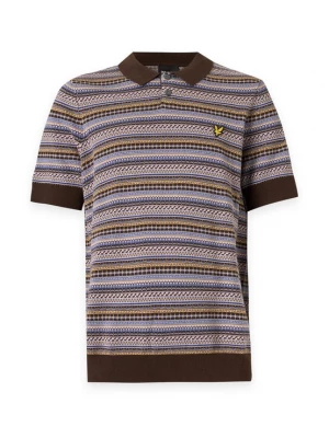 Obrázek produktu Lyle & Scott Svetr 'Fairisle' béžová / opálová / tmavě hnědá / bílá