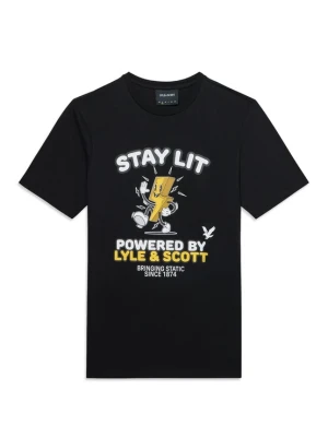 Obrázek produktu Lyle & Scott Tričko 'Stay Lit' žlutá / černá / bílá