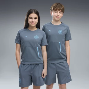 Obrázek produktu Manchester City PUMATECH Pocket Tee Youth, Clothing, Evening Sky/Luminous Blue