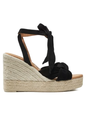 Obrázek produktu Manebi Espadrilky Hamptons Wedge Espadrilles With Knot K 1.0 WS Černá
