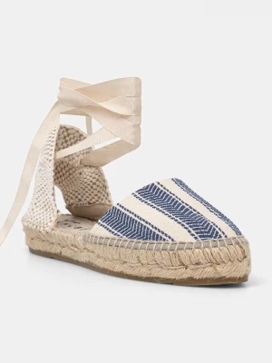 Obrázek produktu Manebi espadrily na plochém podpatku dámské modrá