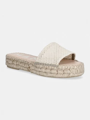 Obrázek produktu Manebi pantofle dámské Krémové síťované espadrilky béžová