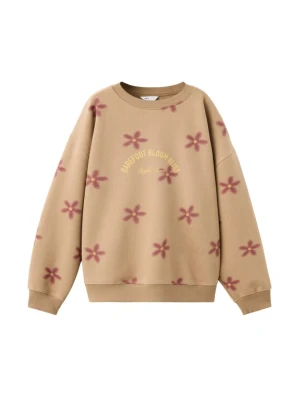 Obrázek produktu MANGO KIDS Mikina 'FLORENCE' mokka / tmavě žlutá / burgundská červeň