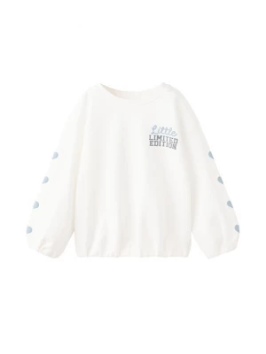 Obrázek produktu MANGO KIDS Mikina 'LIMITED' opálová / chladná modrá / offwhite