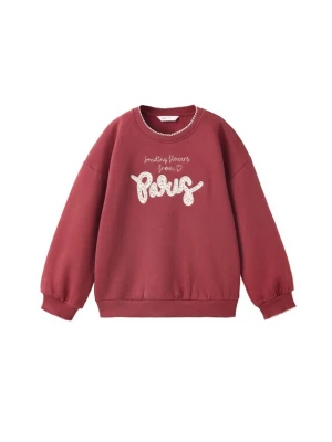 Obrázek produktu MANGO KIDS Mikina 'PARIS' červená třešeň / bílá