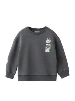 Obrázek produktu MANGO KIDS Mikina 'TOYDINO' antracitová / světle šedá / jedle