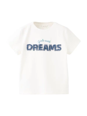 Obrázek produktu MANGO KIDS Tričko 'DREAMS' námořnická modř / světlemodrá / offwhite