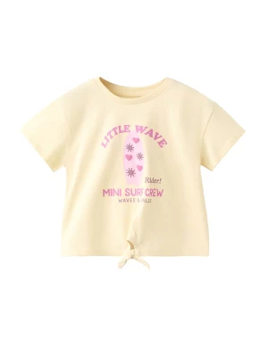 Obrázek produktu MANGO KIDS Tričko 'LITTLE' světle žlutá / růžová / magenta / eosin