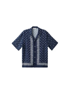 Obrázek produktu MANGO MAN Košile 'Bandana' noční modrá / bílá