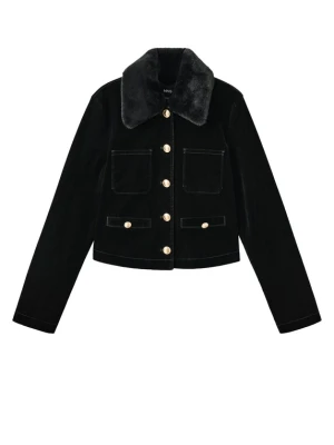 Obrázek produktu MANGO Přechodná bunda 'SARAHV' černá džínovina